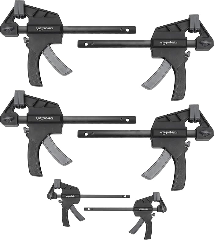 Amazon Basics One Hand Clamp Set of 6
