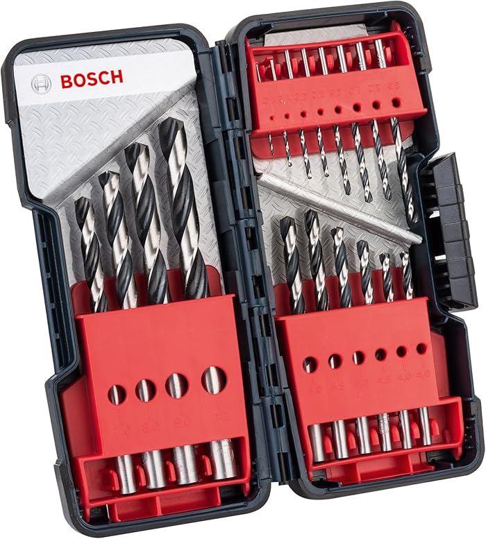 Bosch Forets Lot De 18 Efficacite Sur Acier Cout Eleve Pour Usages Intensifs