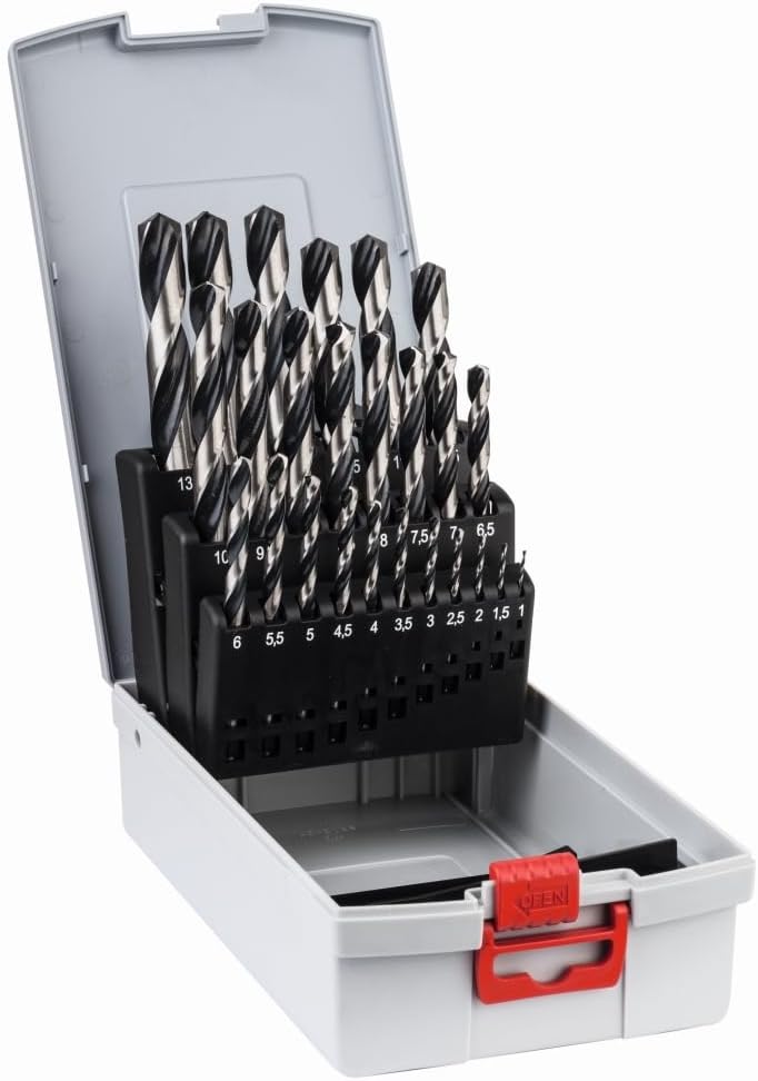 Bosch Professional PointTeQ HSS Twist Drill Bit Set (ProBox M&eacute;tal) 