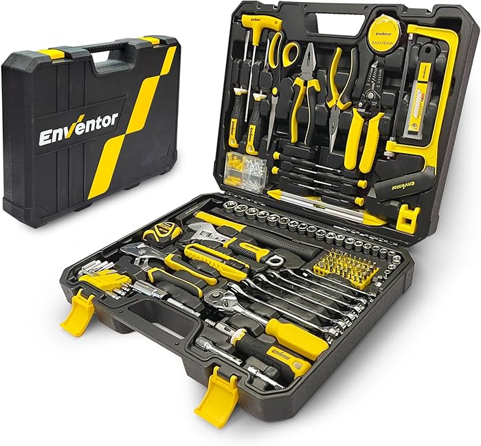 Enventor Complete Tool Box 280 Pieces Household Tool Box