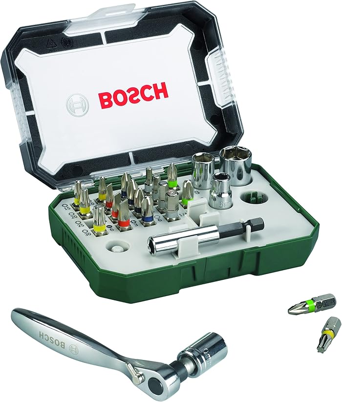 Bosch Accessories Coffret 26 embouts + cliquet Extra Hard
