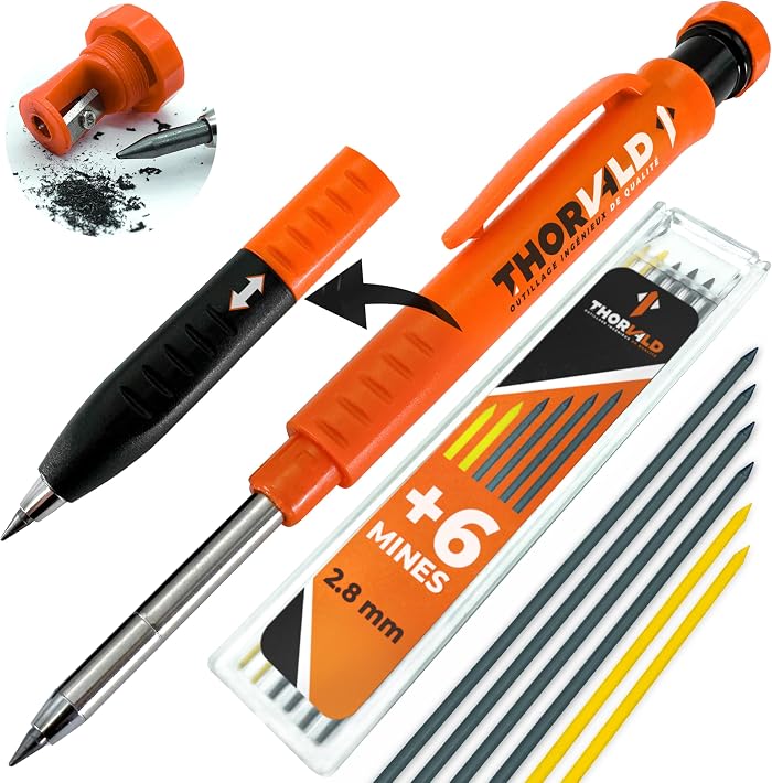 THORVALD Crayon Chantier PRO EXTENSIBLE