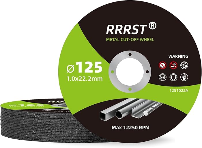 RRRST Disque à Tronçonner 125 Metal 1mm Extra Fin, 20 Pièces