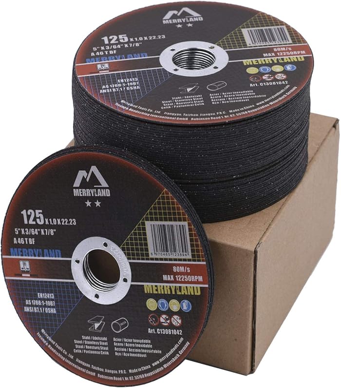Merryland Cutting Disc 125 Metal Stainless Steel Iron, 125 x 1 mm, Craft-line C13081042