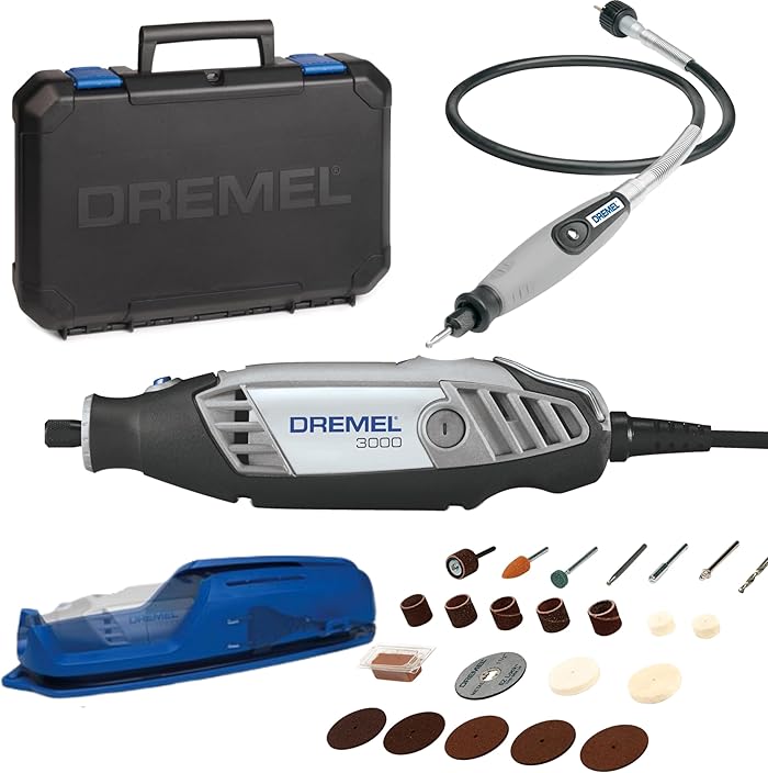 Dremel 3000 Outil multi-usage avec 25 accessoires et 1 adaptation