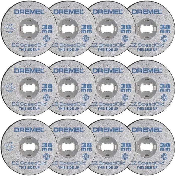Dremel S456JD 12 Disques EZ Speedclic M&eacute;taux 38 mm