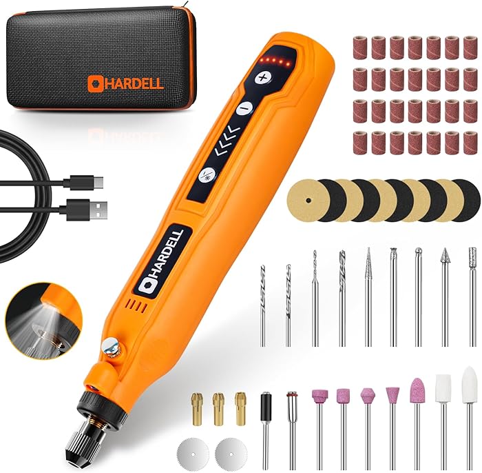 HARDELL 3.7V Outil Rotatif Multifonction Sans Fil