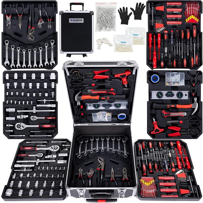 KANWOD 1500-Piece Tool Case