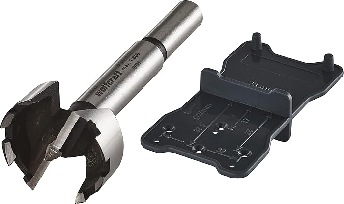 wolfcraft 8728000 - Kit Fraise &agrave; Bois d'Encastrement &Oslash;35 mm