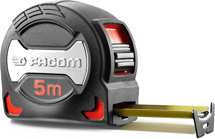 FACOM - M&egrave;tre Ruban 5 m x 28 mm, avec agrafe ceinture, 897A.528PB