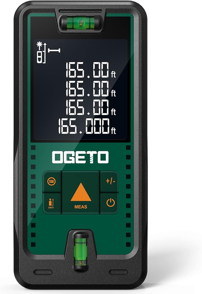 Ogeto Digital Laser Rangefinder 50 m (99 m&eacute;moires, AAA x2)