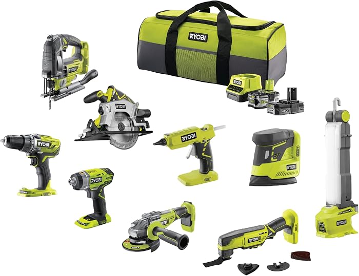 Pack RYOBI Combo: 9 outils, verdict sur la polyvalence et l'autonomie