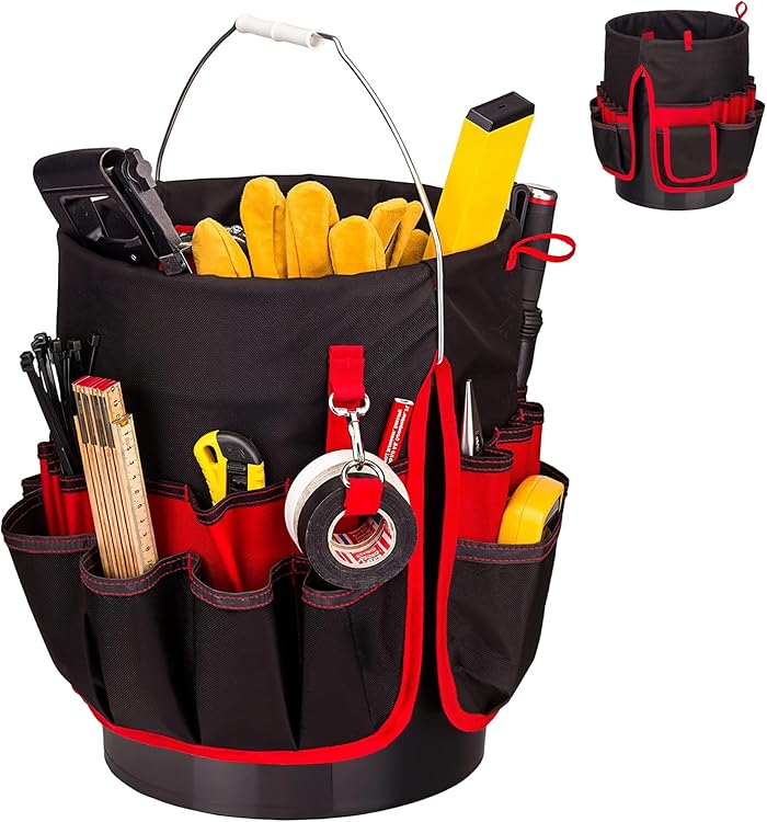 Spalivivre Seau de rangement trÃ¨s rÃ©sistant pour outils de jardin mÃ©nagers