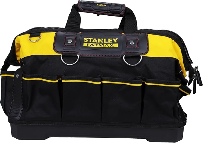 STANLEY FATMAX Sac À Outils Gamme - Base Rigide et Résistante À l'Eau