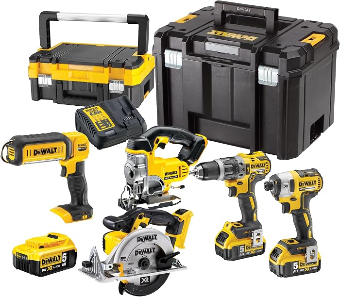 Test du pack 5 outils XR 18V DEWALT: verdict sur la polyvalence et la puissance